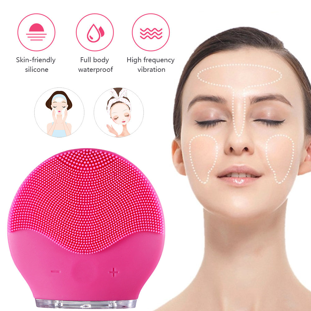 brosse nettoyante visage en silicone
